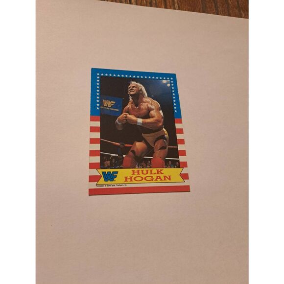 1987 Topps WWF Hulk Hogan Trading Card #3 Vintage Wrestling - Picture 1 of 3